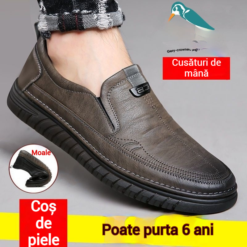 🔥👞【39-44】Nowe letnie męskie skórzane buty casualowe✅Miękka podeszwa✅Wygodne i oddychające