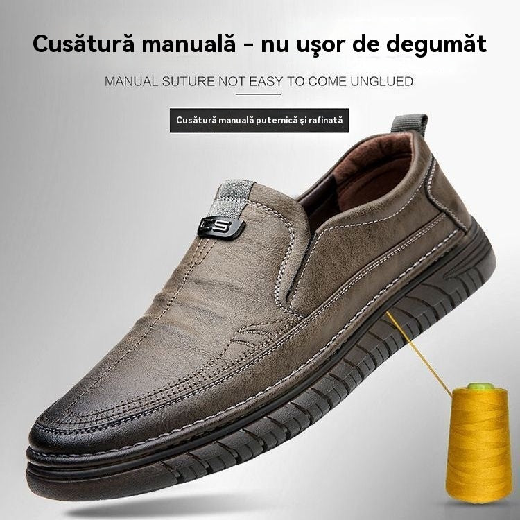 🔥👞【39-44】Nowe letnie męskie skórzane buty casualowe✅Miękka podeszwa✅Wygodne i oddychające
