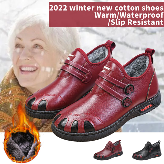 【36-41】 Pantofi iarna noi din bumbac,lână caldă, impermeabilă și anti-alunecare 3782629