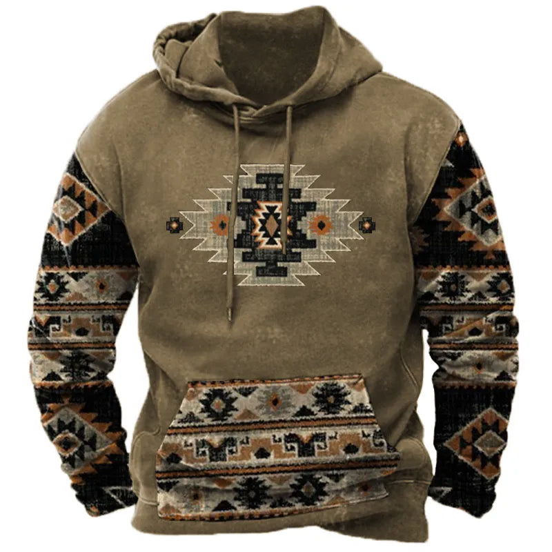 🔥🌈【S-5XL】 Hanorac 3D cu glugă cu mânecă lungă pentru iarna 2024, pentru a menține căldura și rezistența la frig-3810684