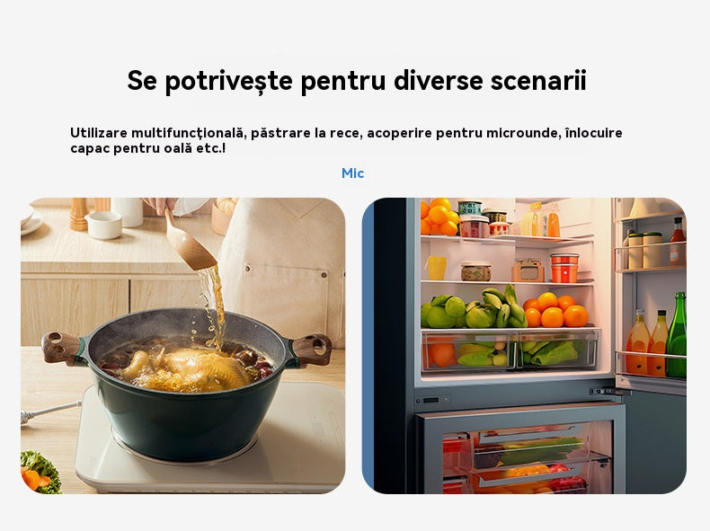 🔥【Ultima zi de reducere 50%】Capace din silicon alimentar care păstrează prospețimea