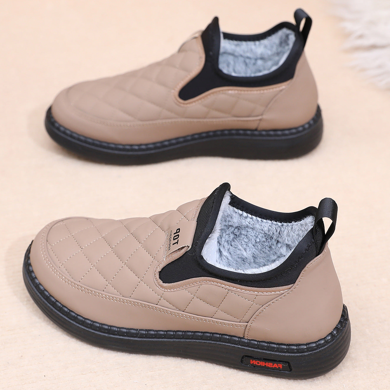【36-41】2024 pantofi de iarnă noi, cizme impermeabile, calde și anti-alunecare 3806386