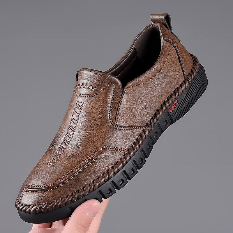 🎁【50% OFF】👞【39-44】2025 pantofi sport casual pentru bărbați, din piele naturală, cu talpă moale, antiderapantă, respirabilă