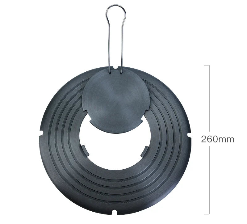 🔥 🍳Placă conducătoare de căldură pentru aragaz de uz casnic (potrivită pentru gătit, prepararea supei, dezghețarea ingredientelor,protejează oala de arderea neagră bucată) 3870868