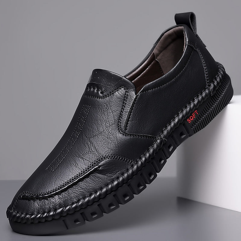 🎁【50% OFF】👞【39-44】2025 pantofi sport casual pentru bărbați, din piele naturală, cu talpă moale, antiderapantă, respirabilă