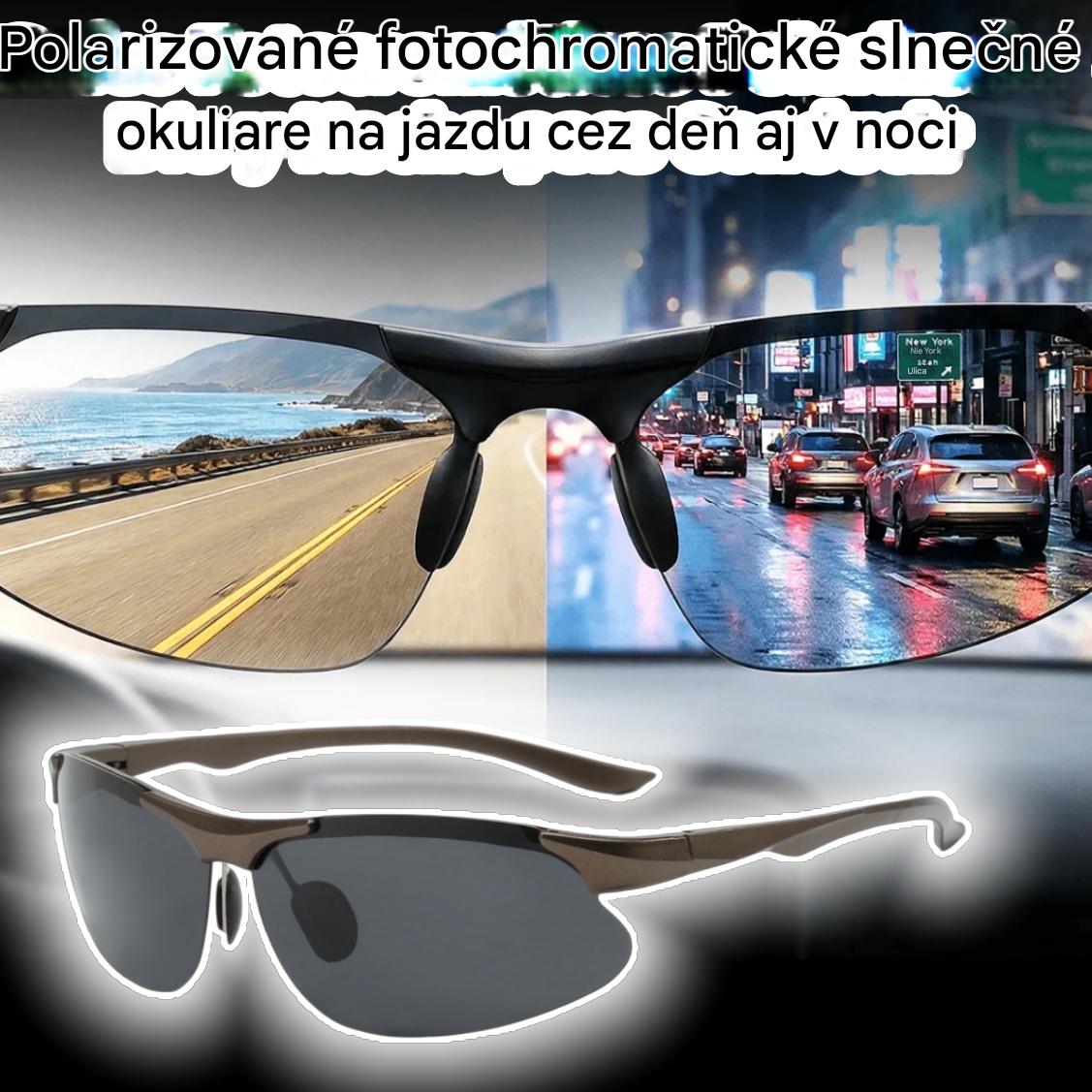 🕶️【Posledný deň akcie ⚡】 Polarizované fotochromatické okuliare na šoférovanie cez deň aj v noci 🚗