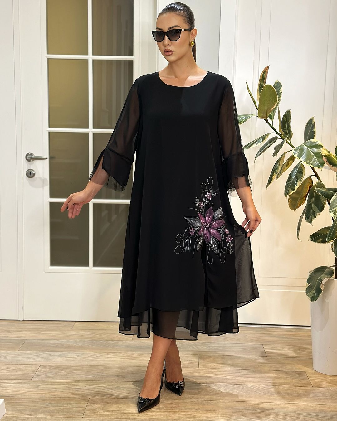 🔥【Cumpărați 1 obțineți 1 gratuit】【S-5XL】👗Rochie nouă de slăbit din șifon