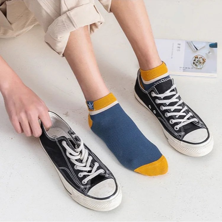 🌹🧦【Cumpără 5, primești 5 gratis】Șosete bărbătești din bumbac pur care absorb transpirația și sunt rezistente la mirosuri