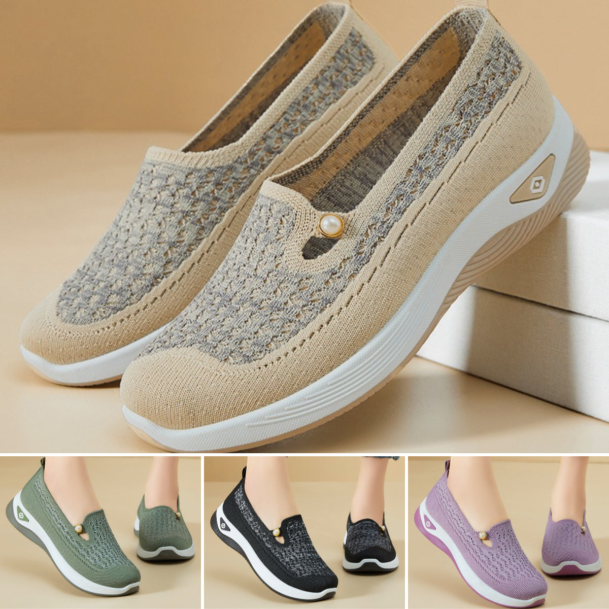 🔥✨【Cantitate limitată】【36-41】Pantofi casual noi de primăvară 2025, talpă ușoară, respirabilă și moale