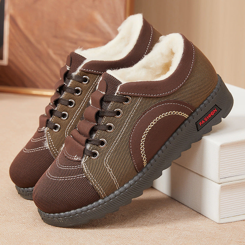 🏆【35-41】🔥Nove, tople, zimske pamučne cipele, podstavljene flisom, ravne i neklizajuće, savršene za majke.