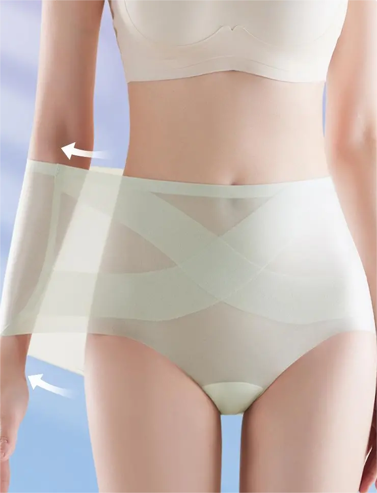 🔥🩲 (6 ks) Posledný deň - 50% zľava - Nové bezšvové nohavičky s vysokým pásom Ice Bandage