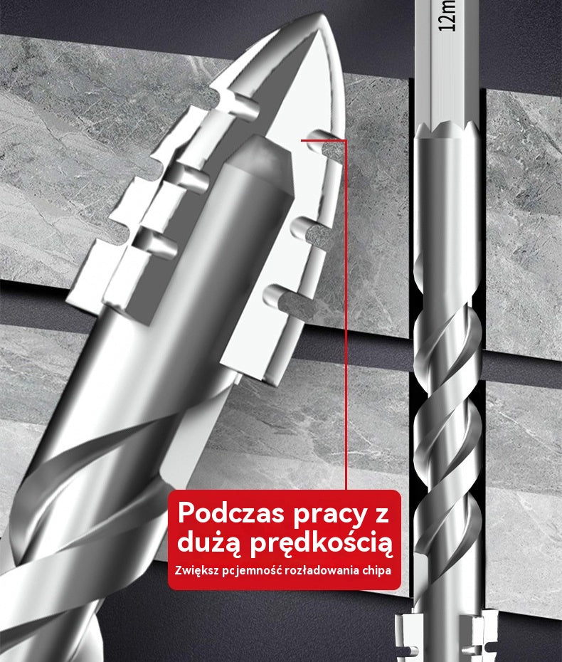 🔥Hit Sprzedaży 【Rabat 50%】🥇【3+4+5+6+8+10+12】Wiertło mimośrodowe 7. generacji z supertwardej stali wolframowej z ząbkowaną krawędzią