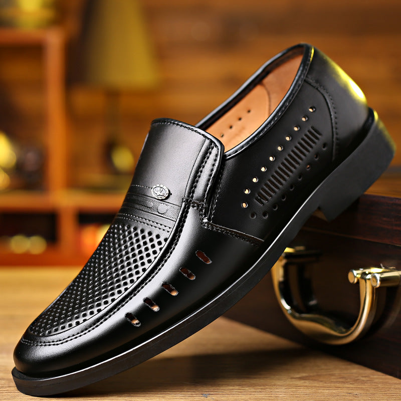 👟🌹【38-44】✨2025 nuevos zapatos casuales de cuero para hombre: cómodos y transpirables