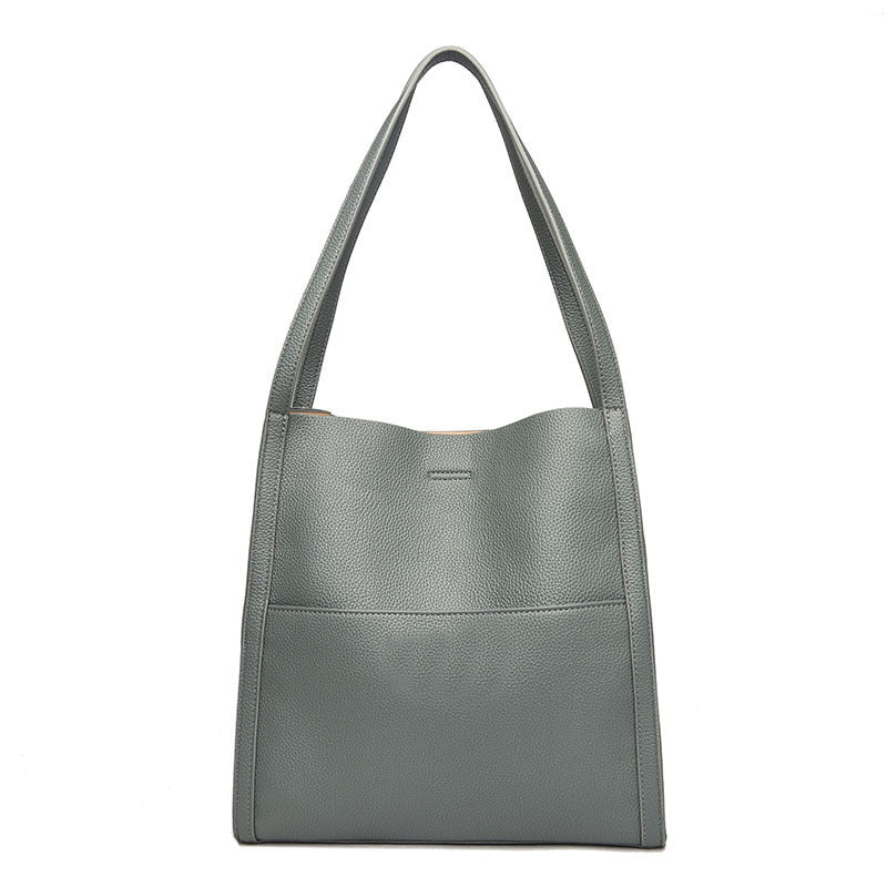 🔥👜👜【45% REDUCERE】 Geantă nouă de umăr din piele moale, simplă, elegantă și spațioasă de toamnă și iarnă-3809253