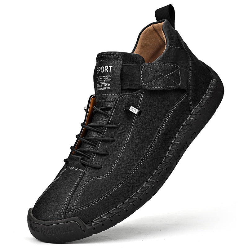 🥾🏆【30% REDUCERE】【38-48】 Pantofi casual pentru bărbați, de înaltă calitate, lucrați manual, pentru muncă, în aer liber, cusuți 3879914