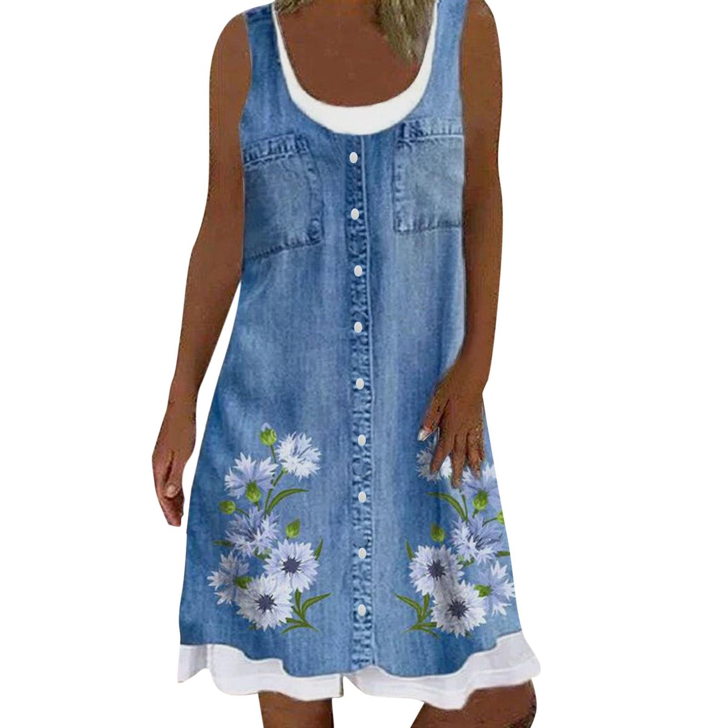 👗【50% reducere】💖【S-5XL】2025 rochii casual la modă pentru femei, imprimate, potrivite pentru toate ocaziile