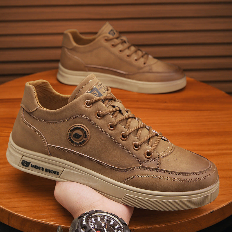 【39-44】2025 Pantofi casual din piele de înaltă calitate pentru bărbați, anti-alunecare, piele moale, talpă moale 3919685