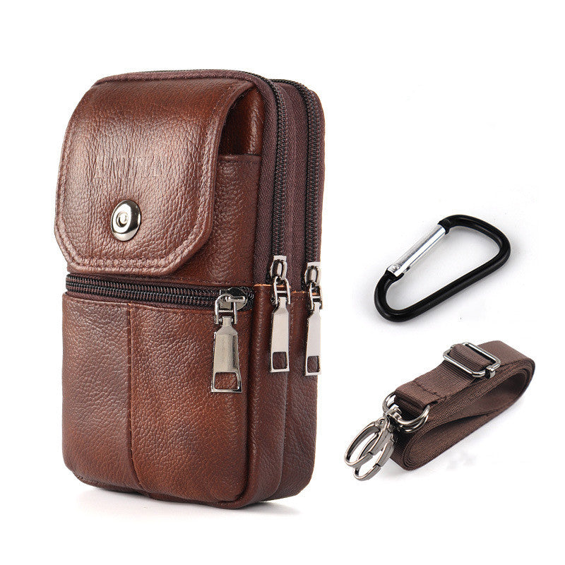 🔥Hit Sprzedaży 【Rabat 50%】✨👍Skórzana Saszetka Męska na Telefon – Praktyczna Torba Crossbody na Co Dzień | Wygoda i Styl