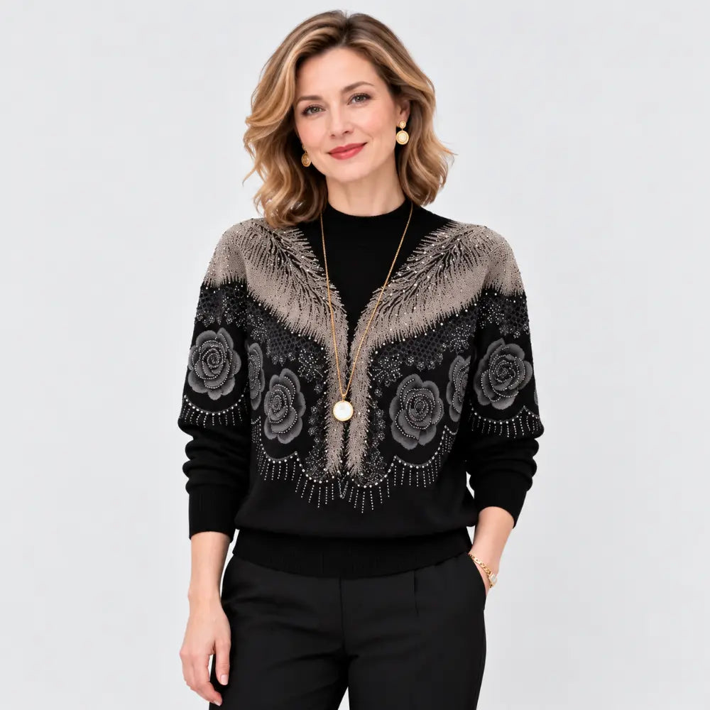 🔥【S–3XL / 3 kolory】 Stylowa, uniwersalna koszulka z nadrukiem – warstwa bazowa z półgolfem i zintegrowaną podszewką z polaru