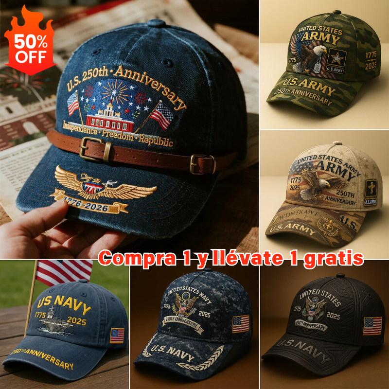 🔥【50% OFF】Gorra de béisbol bordada en 3D