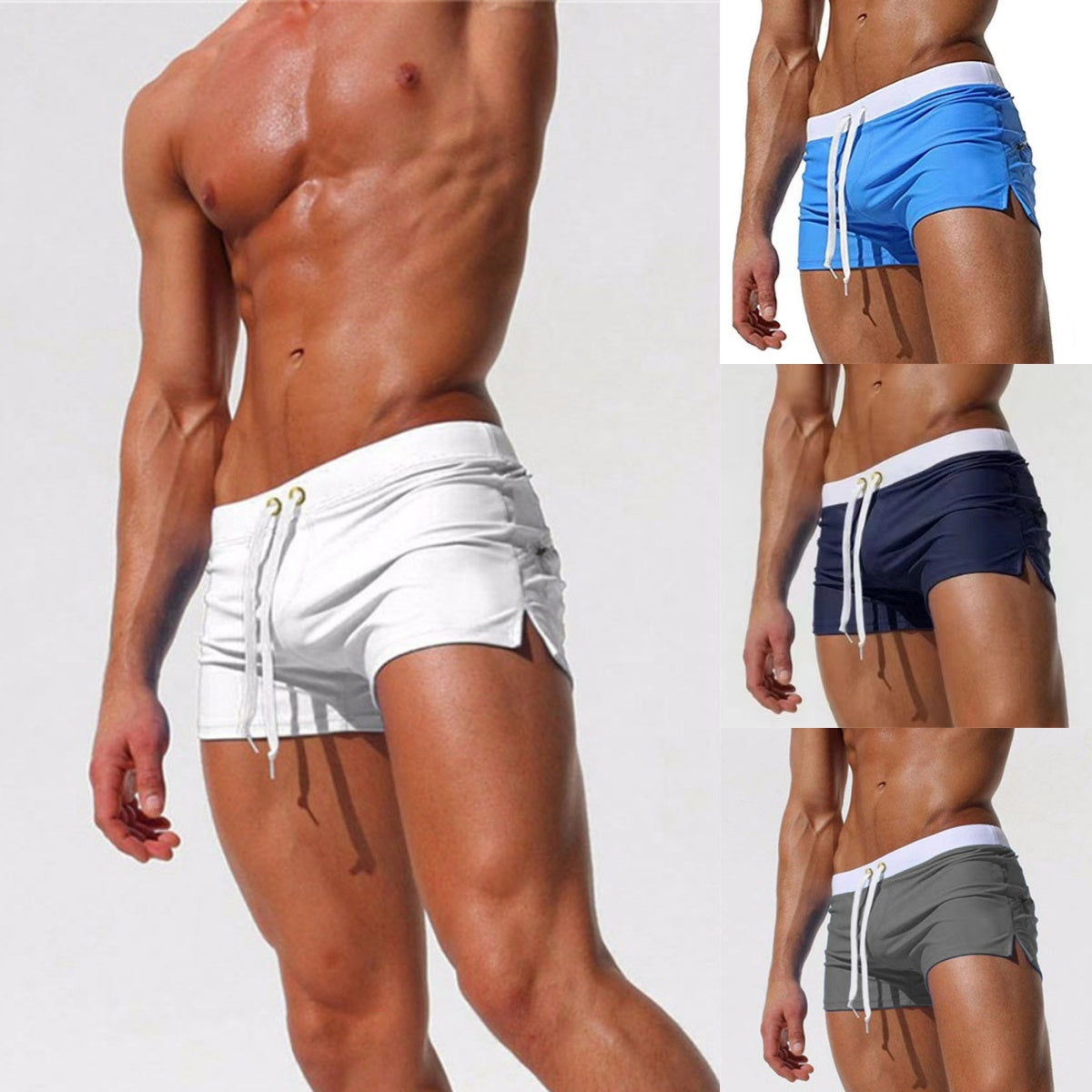 🔥🌴【Reducere de vară】【S-3XL】Noua modă de vară 2025, pantaloni scurți sport pentru bărbați cu uscare rapidă, trunchi de baie