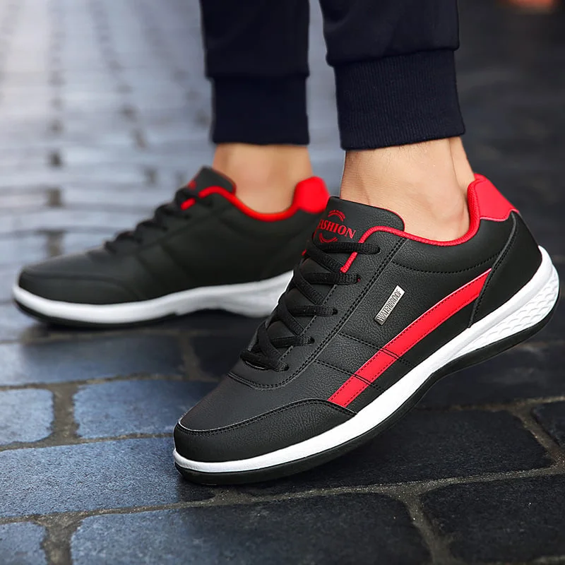 ✨50% de descuento✨【38-48】2025 nuevas zapatillas de cuero cómodas para hombre, cómodas y de moda