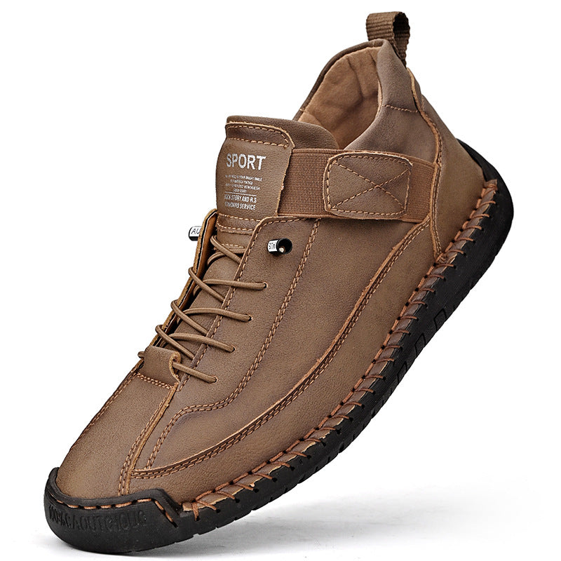🥾🏆【30% REDUCERE】【38-48】 Pantofi casual pentru bărbați, de înaltă calitate, lucrați manual, pentru muncă, în aer liber, cusuți 3879914
