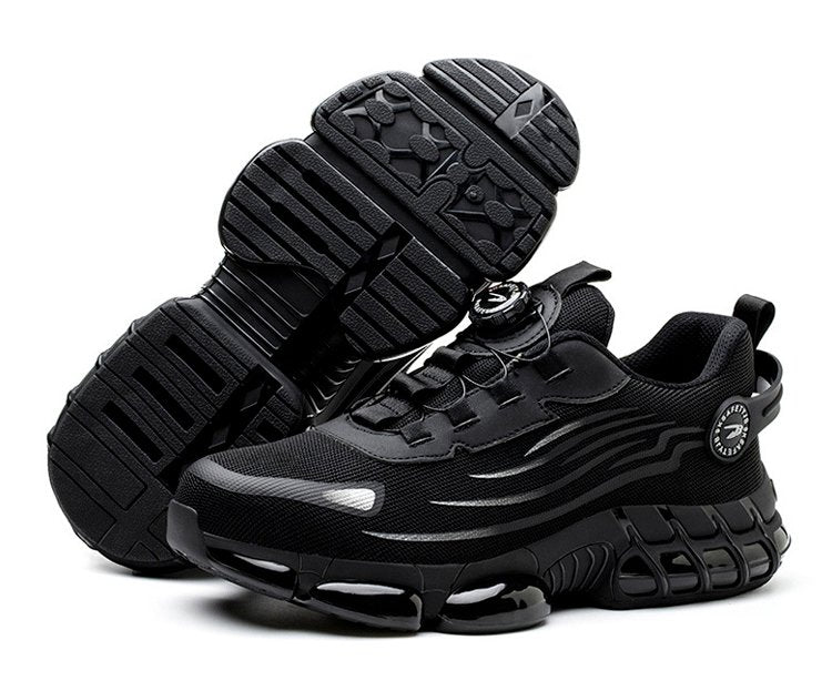 👟🌹【39-46】Botas de trabajo para uso diario, resistentes a impactos y perforaciones, con puntera de acero.