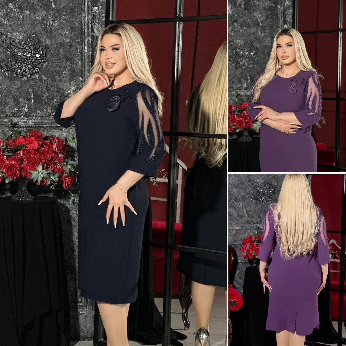 🔥【Ofertă limitată în timp】💋【S-5XL】👗 Noua rochie de modă, design clasic, elegant și simplu