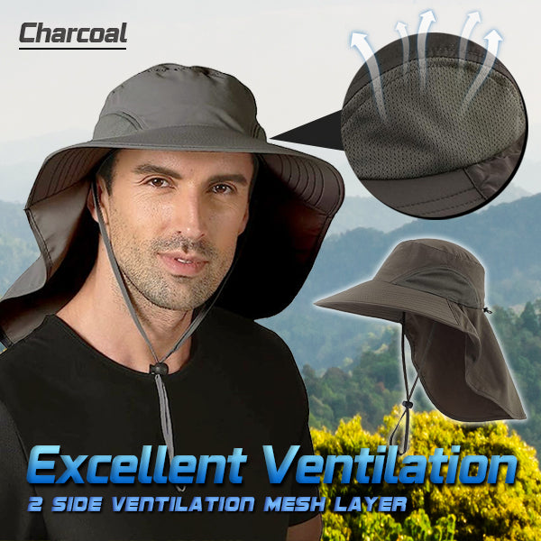 🔥【Promoción de nuevos productos】Sombrero protector unisex para pesca y escalada al aire libre