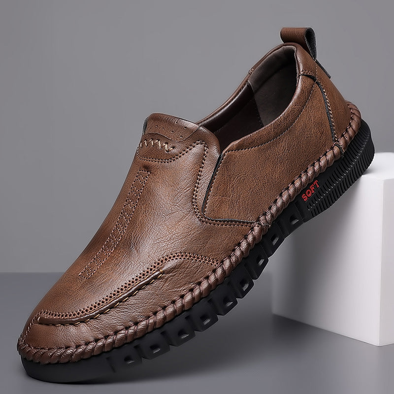 🎁【50% OFF】👞【39-44】2025 pantofi sport casual pentru bărbați, din piele naturală, cu talpă moale, antiderapantă, respirabilă