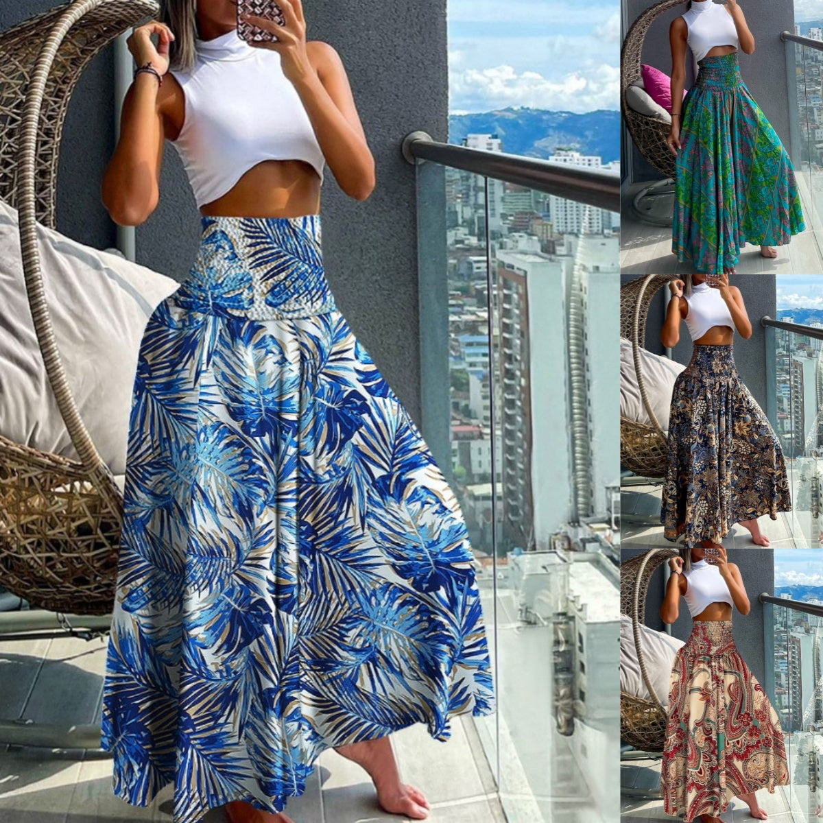 🔥🔥【Stil nou de vară✨】【S-2XL】Furtă de vară în stil nou de vacanță la plajă, la modă, casual pentru femei