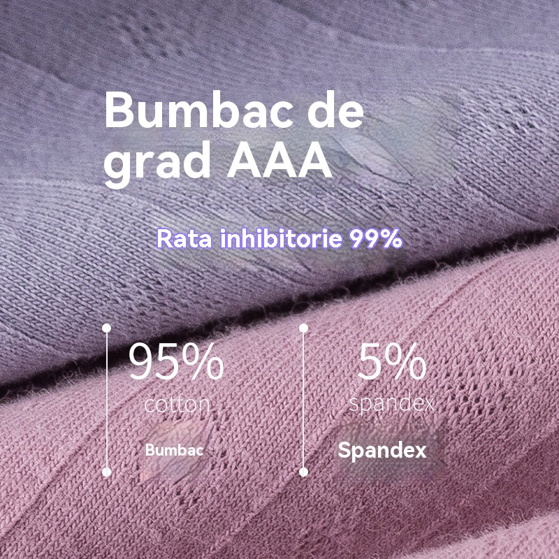 🔥🩲(6 ks) Poslední den - sleva 50 % - Antibakteriální kalhotky s vysokým pasem pro kontrolu bříška
