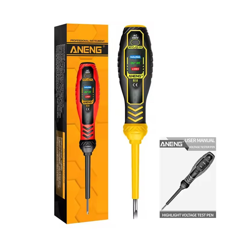 🔥【50% OFF】Lápiz medidor inteligente de alta precisión, lápiz medidor de inducción multifunción con pantalla digital, detección de circuitos
