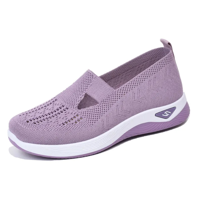 ✨🎉【50% de descuento】🥿【35-40】Zapatos cómodos, transpirables y antideslizantes para personas de mediana edad y mayores en verano, con suelas suaves🔥