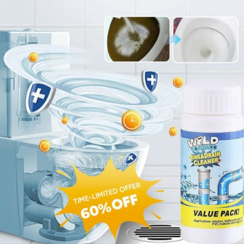 🛁💦【Oferta por tiempo limitado】🌟Limpiador de fregaderos y desagües: Espuma de alta densidad a partir de extractos y enzimas en descomposición.