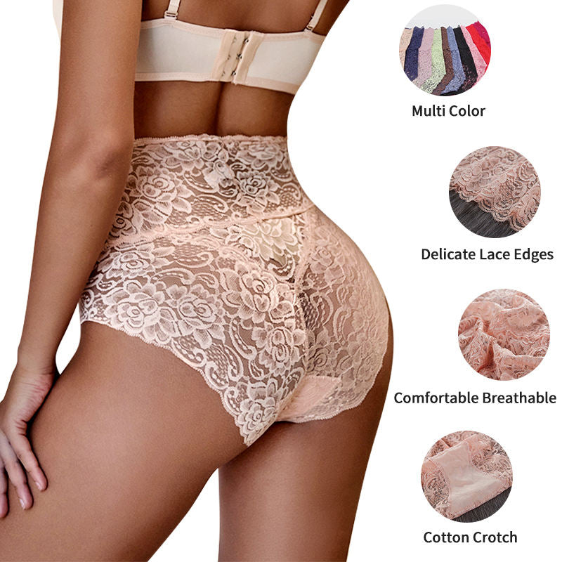 🔥✨【Set de 6 bucăți】Lenjerie de corp de damă sexy din dantelă cu talie înaltă la modă nouă de vară 2025