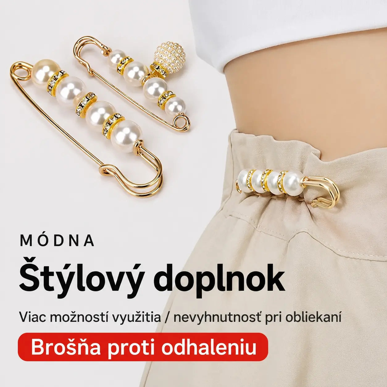 ✨【13-dielna sada】🌸Sada perlových brošní: Dekoratívna na kardigany a šaty