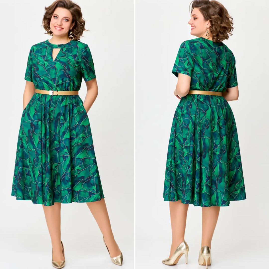 💟【Reducere 50%】【S-5XL】👗 Rochie nouă la modă, design clasic, elegantă și simplă, senzație confortabilă pe piele