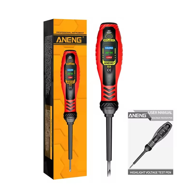 🔥【50% OFF】Lápiz medidor inteligente de alta precisión, lápiz medidor de inducción multifunción con pantalla digital, detección de circuitos