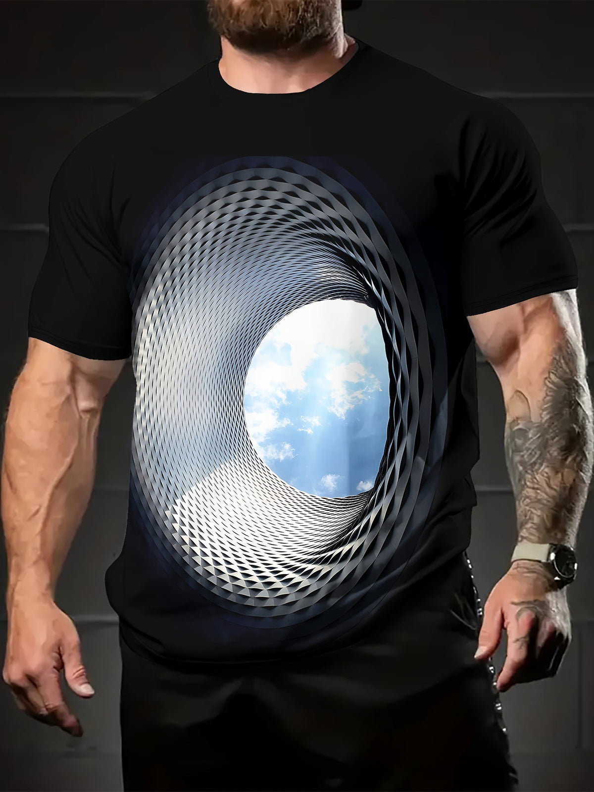 🌀👕【S-5XL】Muški top s 3D digitalnim printom