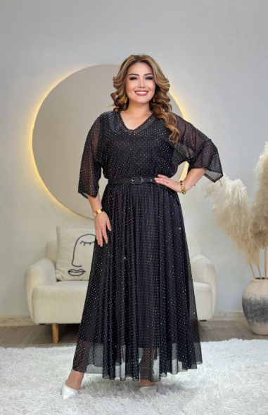 👗【S-5XL】Rochie plus size lejeră și strălucitoare