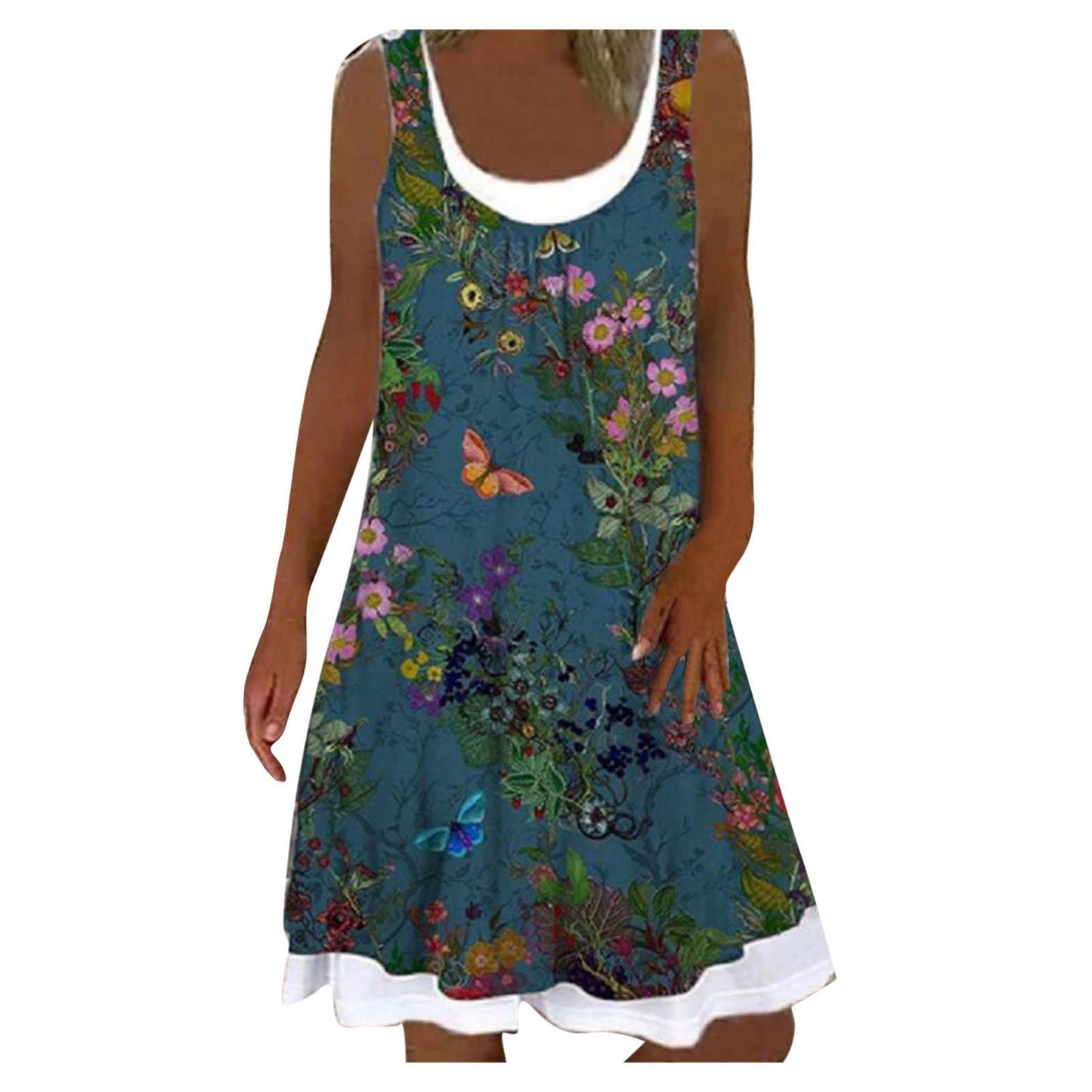 👗【50% reducere】💖【S-5XL】2025 rochii casual la modă pentru femei, imprimate, potrivite pentru toate ocaziile