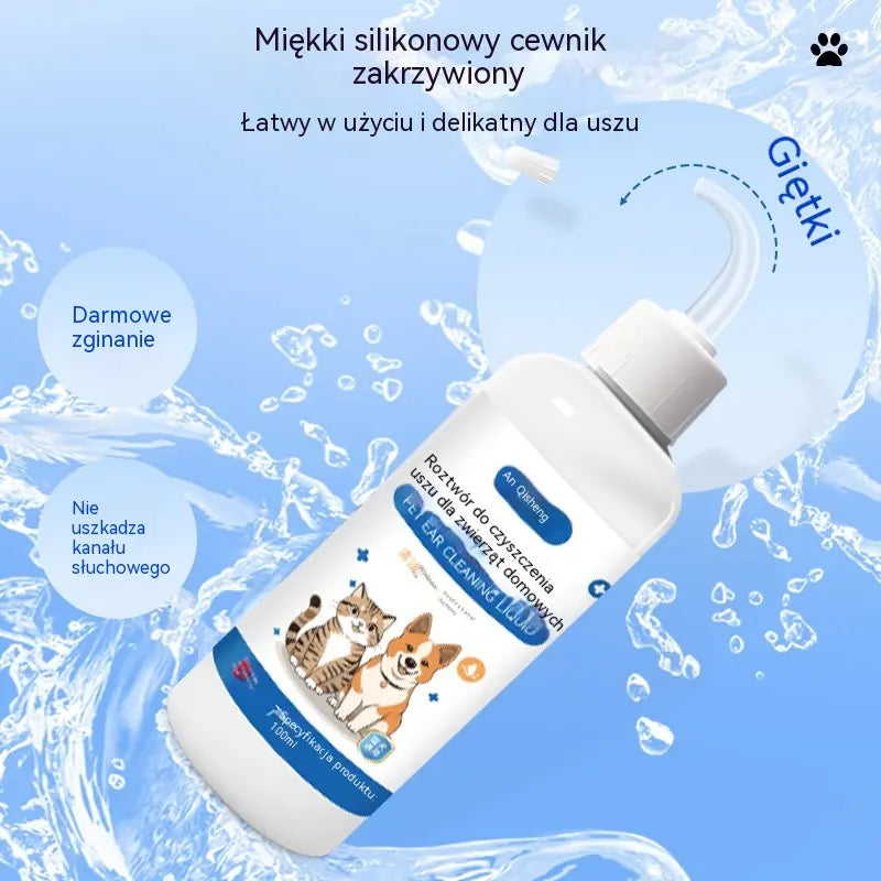 🔥✨【Rabat 50%】🐶🐱 Środek do czyszczenia uszu, który łagodzi swędzenie uszu u psów i kotów.