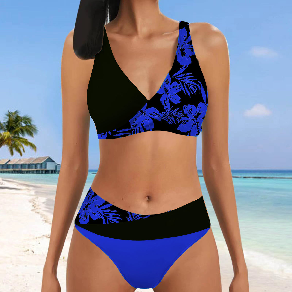 👙【S~5XL】Nowy styl damski dwuczęściowy kostium kąpielowy bikini