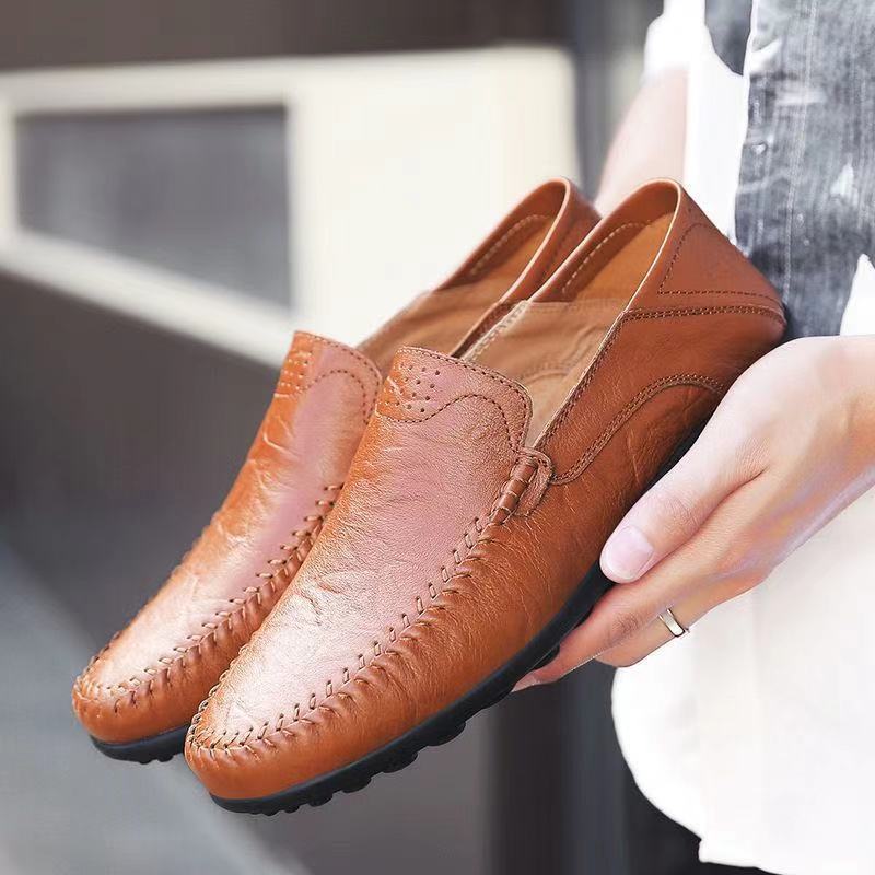 🔥👞【39–44】Nové pánske módne voľnočasové topánky z hovädzej kože, model 2026