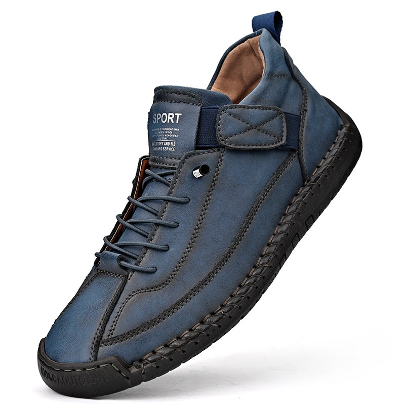 🥾🏆【30% REDUCERE】【38-48】 Pantofi casual pentru bărbați, de înaltă calitate, lucrați manual, pentru muncă, în aer liber, cusuți 3879914