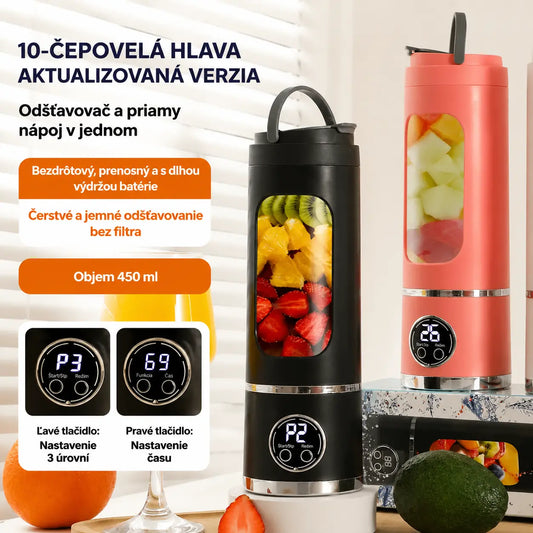 ✨🍹 Bezdrôtový prenosný mixér 🔥 Bezdrôtový, prenosný dizajn
