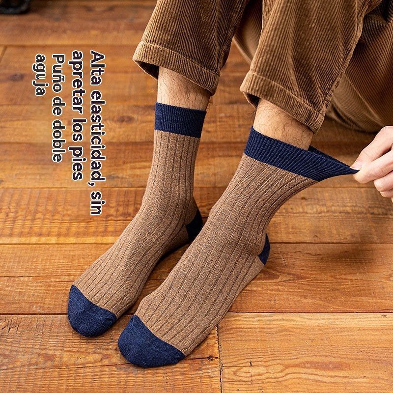 【Compre 5 y obtenga 5 gratis】 Calcetines desodorantes cálidos absorbentes del sudor para hombre