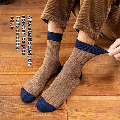 【Compre 5 y obtenga 5 gratis】 Calcetines desodorantes cálidos absorbentes del sudor para hombre